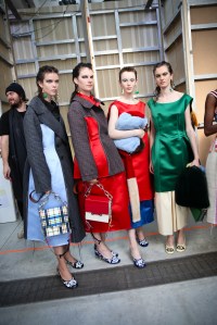 Backstage at Marni RTW Spring 2018