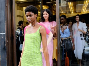 Backstage at Maryam Nassir Zadeh RTW Spring 2018