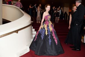 Jean ShafiroffMetropolitan Opera Opening Night Gala, Metropolitan Opera House, New York, USA - 25 Sep 2017WEARING OSCAR DE LA RENTA SAME OUTFIT AS CATWALK MODEL *8376695cb AND NICKI MINAJ