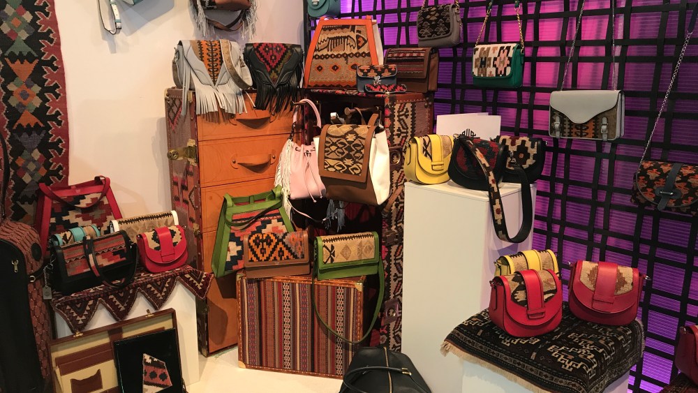 The Mipel trade show in Milan.