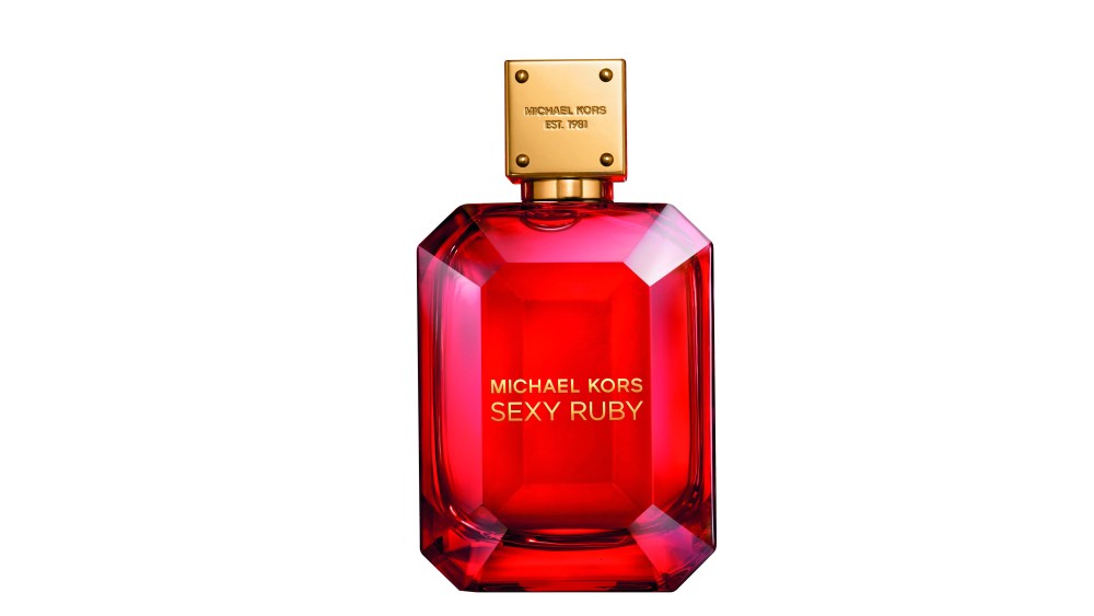 Michael Kors' new fragrance Sexy Ruby.