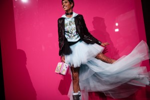 Backstage at Moschino RTW Spring 2018