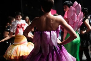 Backstage at Moschino RTW Spring 2018