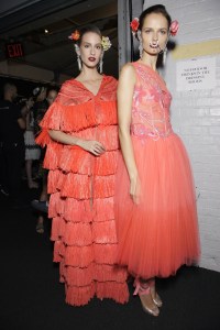 Backstage at Naeem Khan RTW Spring 2018