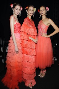 Backstage at Naeem Khan RTW Spring 2018