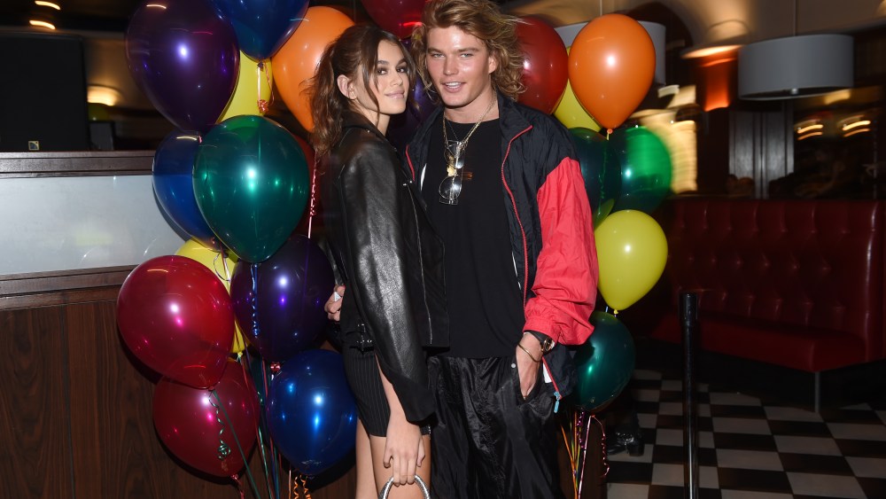Kaia Gerber and Jordan Barrett