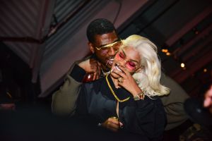 Iman Shumpert, Teyana TaylorMoet & Chandon by Public School launch celebration, Fulton Market, New York, USA - 10 Sep 2017