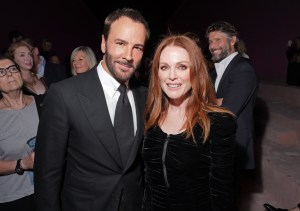 Tom Ford and Julianne Moore