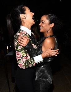 Janina Gavankar and Tessa ThompsonAudi Emmy Party, Inside, Los Angeles, USA - 14 Sep 2017