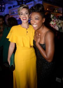 Lauren Morelli and Samira WileyVariety and Women in Film Emmy Nominee Celebration, Inside, Los Angeles, USA - 15 Sep 2017