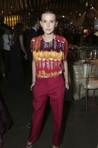 Millie Bobby Brown attends the Governors Ball for the 69th Primetime Emmy Awards at the Los Angeles Convention Center, in Los Angeles69th Primetime Emmy Awards - Governors Ball, Los Angeles, USA - 17 Sep 2017