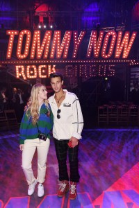 Anais Gallagher and Cameron DallasTommy Hilfiger show, Front Row, Spring Summer 2018, London Fashion Week, UK - 19 Sep 2017