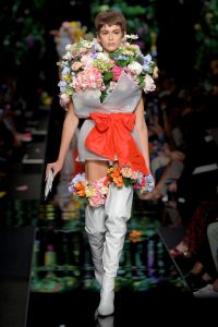 Kaia Gerber on the catwalkMoschino show, Runway, Spring Summer 2018, Milan Fashion Week, Italy - 21 Sep 2017