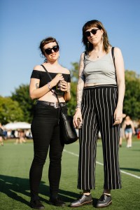 Street style at Riot Fest 2017.