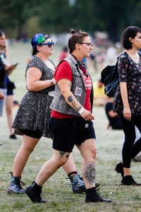 Street style at Riot Fest 2017.