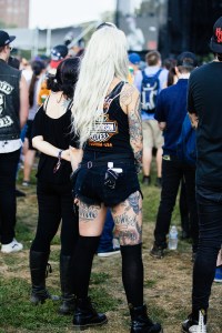 Street style at Riot Fest 2017.