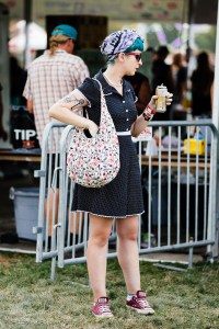 Street style at Riot Fest 2017.