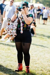 Street style at Riot Fest 2017.
