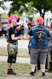 Street style at Riot Fest 2017.