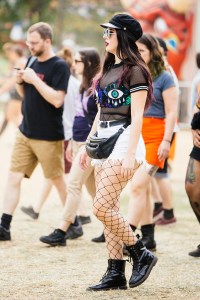 Street style at Riot Fest 2017.