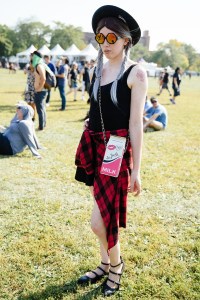 Street style at Riot Fest 2017.