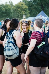 Street style at Riot Fest 2017.