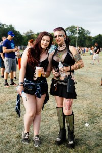 Street style at Riot Fest 2017.