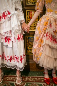 Backstage at Simone Rocha RTW Spring 2018