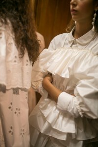 Backstage at Simone Rocha RTW Spring 2018