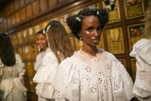 Backstage at Simone Rocha RTW Spring 2018