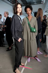Backstage at Tibi RTW Spring 2018