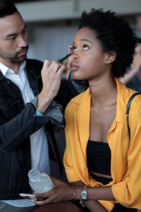 Backstage at Tibi RTW Spring 2018