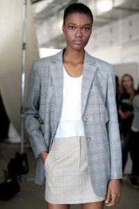 Backstage at Tibi RTW Spring 2018