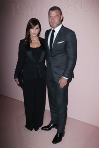 Gina Gershon and Liev SchreiberTom Ford show, Spring Summer 2018, New York Fashion Week, USA - 06 Sep 2017