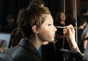 Backstage at Tom Ford RTW Spring 2018