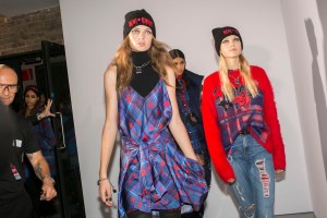 Backstage at Tommy Hilfiger RTW Fall 2017