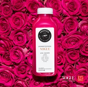 Juice from Vogue's Pressed Juicery collaboration.