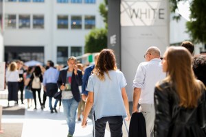 The atmosphere at White Milano.