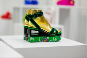 MILAN, ITALY - SEPTEMBER 22:  Creations are shown at White Women's Collections + accessories SS 18 on September 22, 2017 in Milan, Italy.  (Photo by Sebastian Reuter/Getty Images for White)