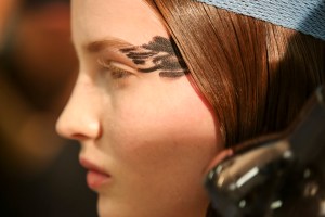 Backstage at Yohji Yamamoto RTW Spring 2018