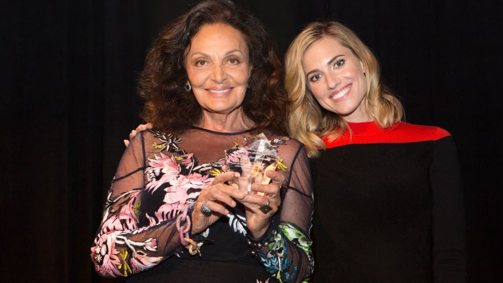 Diane von Furstenberg Honored by iMentor, Talks Female Empwoerment