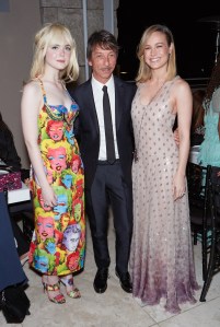 Elle Fanning, Pierpaolo Piccioli and Brie Larson InStyle Awards