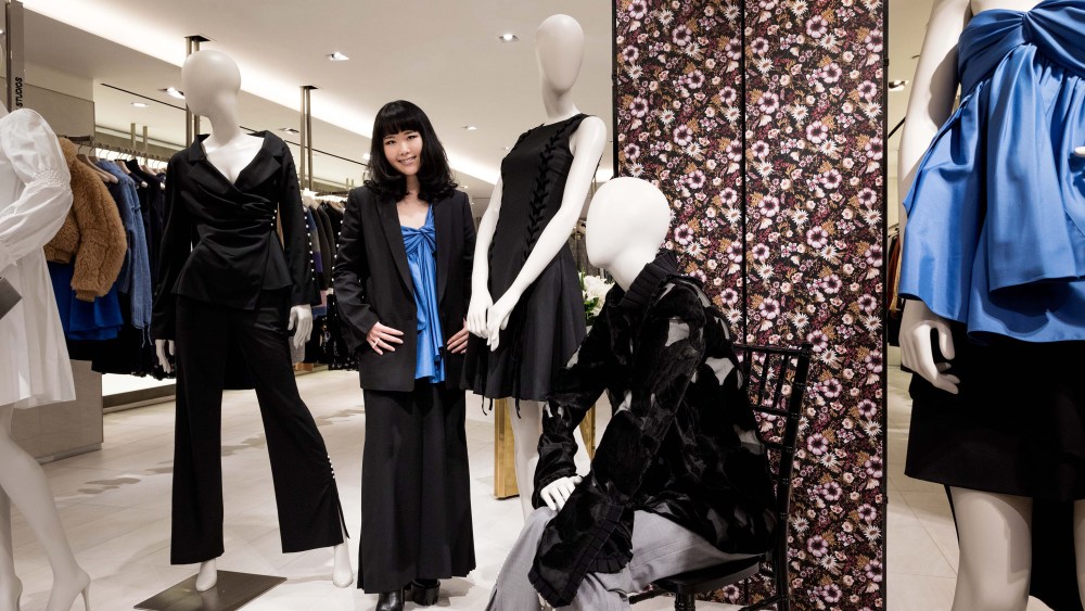 The Adeam pop-up at Bergdorf Goodman.