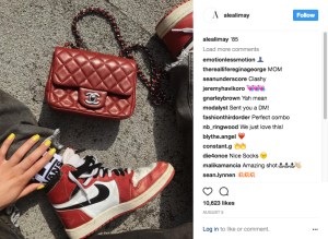 An Instagram post from Aleali May.