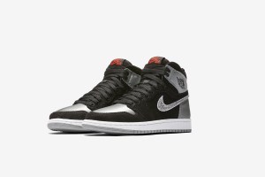 The Aleali May Air Jordan 1 "Satin Shadows" sneakers.