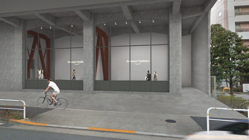 A digital rendering of Amazon's Tokyo fashion photo studio.