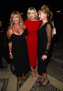 Goldie Hawn, Diane Sawyer and Melanie Griffith