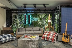The Bershka pop-up in Soho.