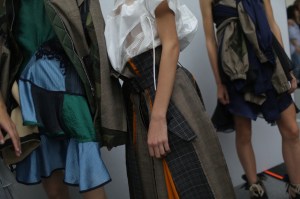 Backstage at Sacaï RTW Spring 2018
