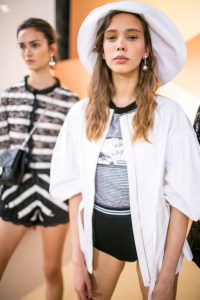 Backstage at Shiatzy Chen RTW Spring 2018